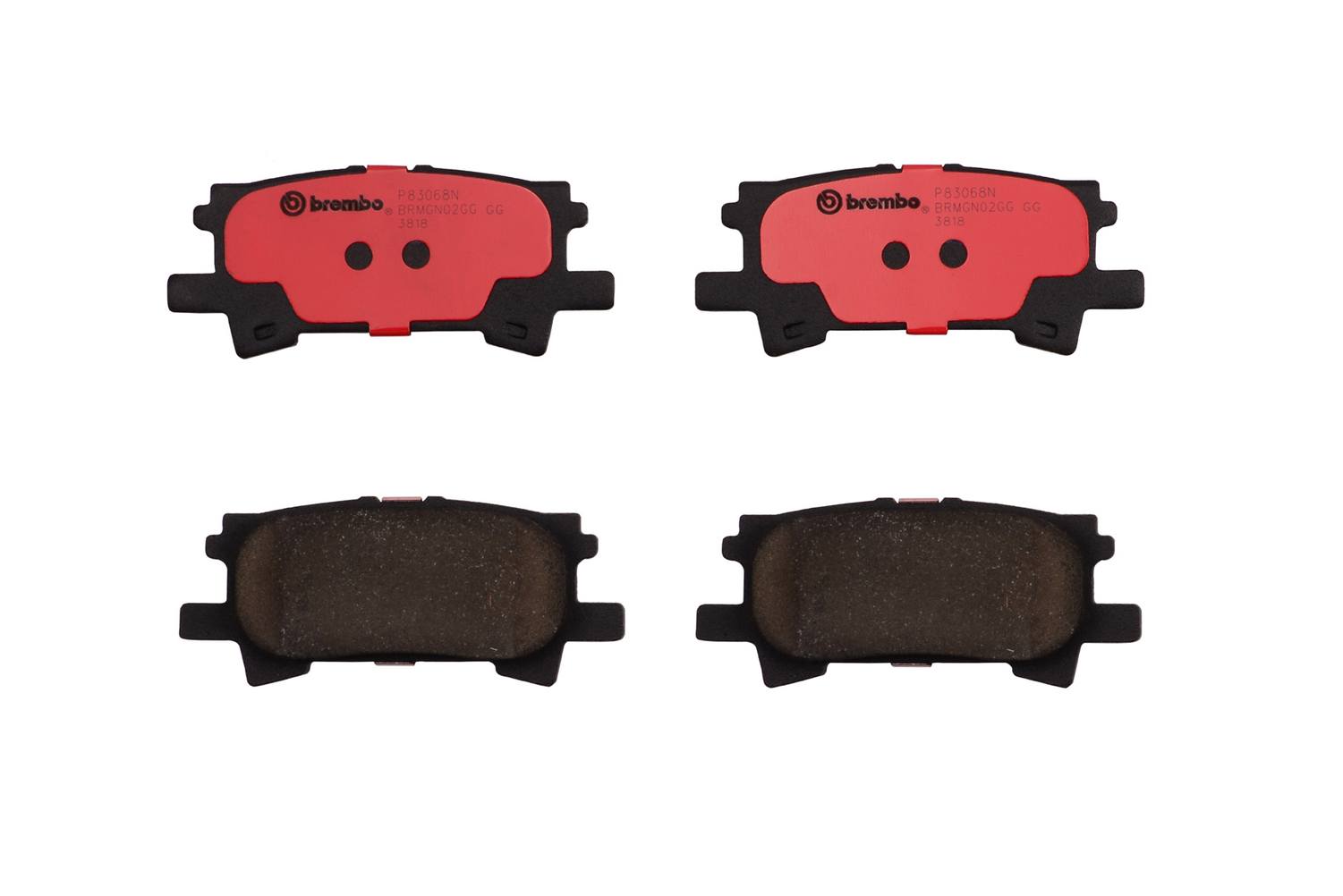 Toyota Lexus Disc Brake Pad Set - Rear (Ceramic) 0446648060 Brembo