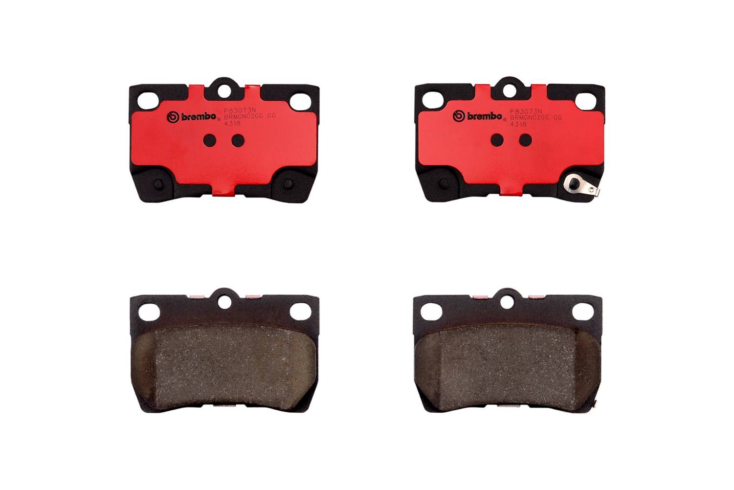 Lexus Disc Brake Pad Set - Rear (Ceramic) 0446653010 Brembo