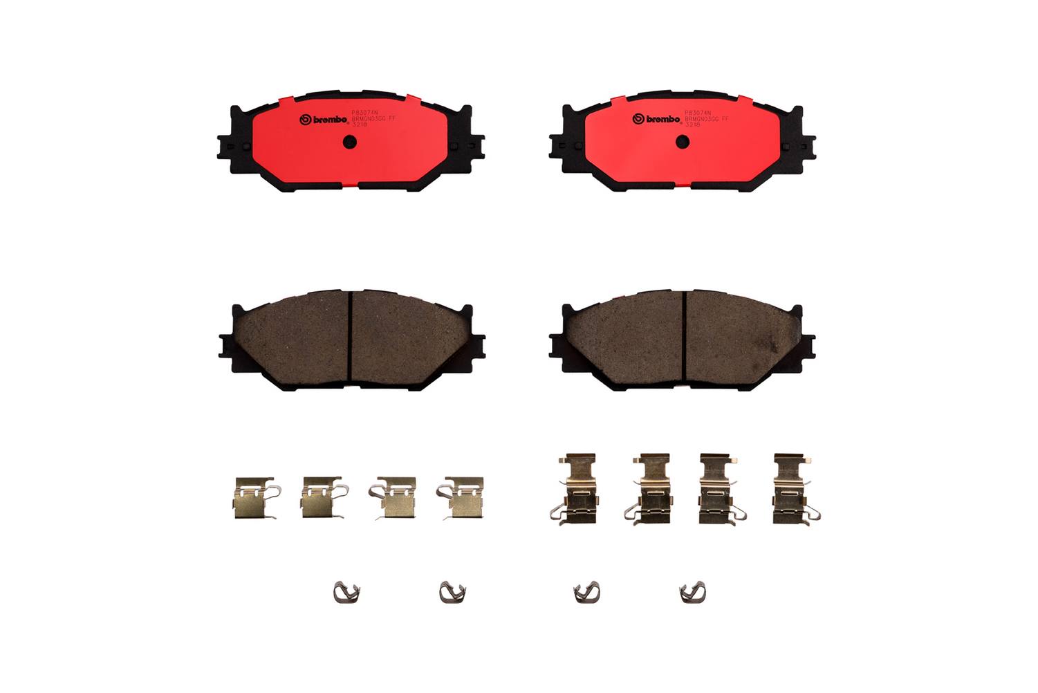 Lexus Disc Brake Pad Set - Front (Ceramic) 0446553040 Brembo