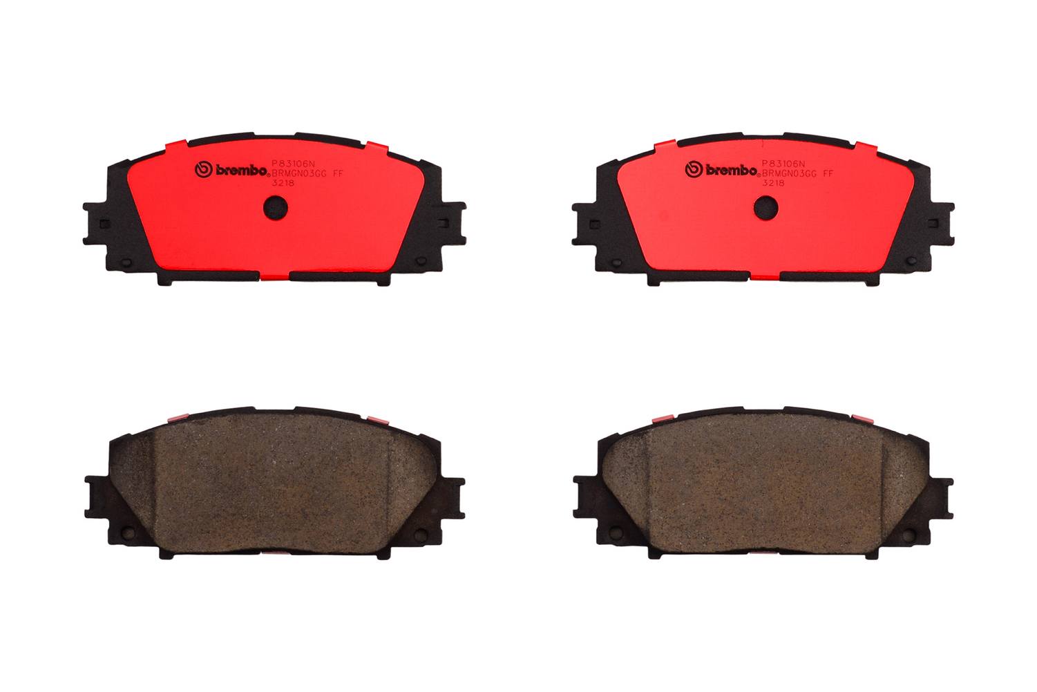 Toyota Lexus Disc Brake Pad Set - Front (Ceramic) 446547080 Brembo