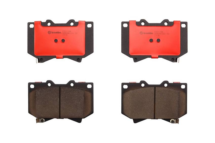 Toyota Disc Brake Pad Set - Front (Ceramic) 044650C012 Brembo