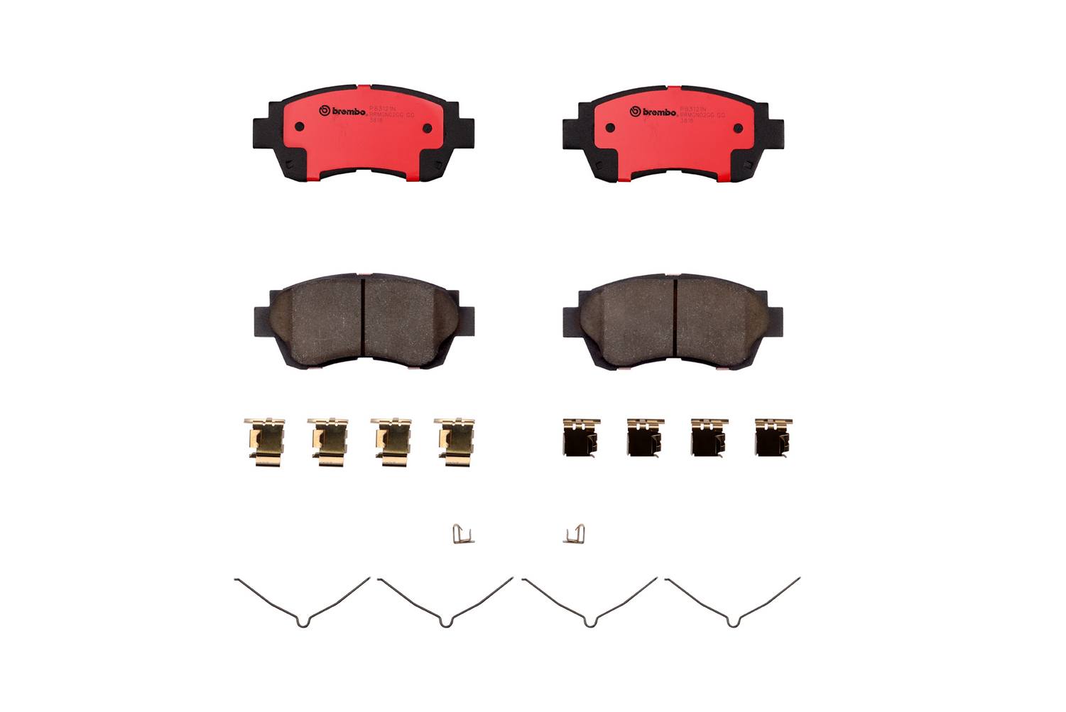 Toyota Lexus Disc Brake Pad Set - Front (Ceramic) 0446533170 Brembo