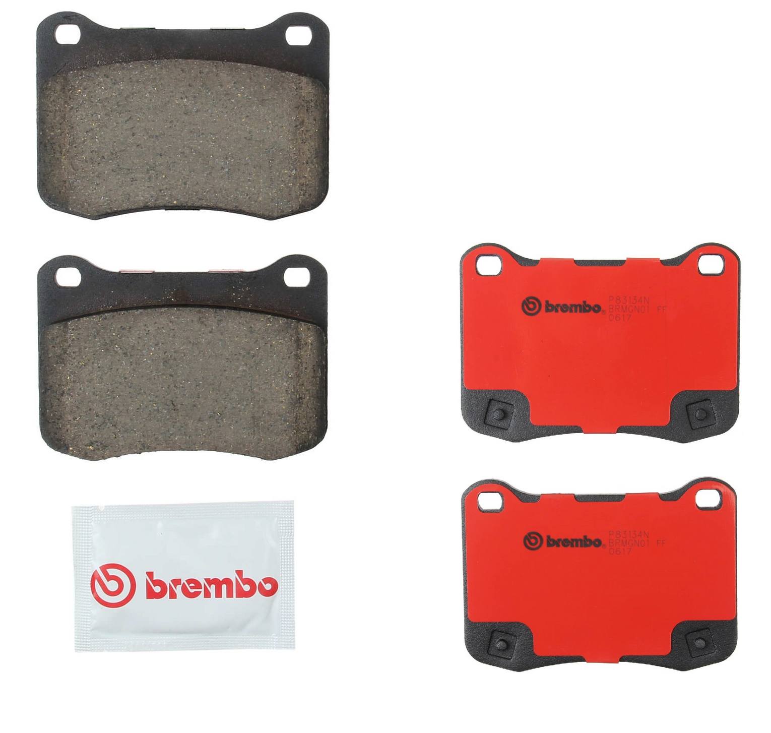 Lexus Disc Brake Pad Set - Rear (Ceramic) 044660W031 Brembo