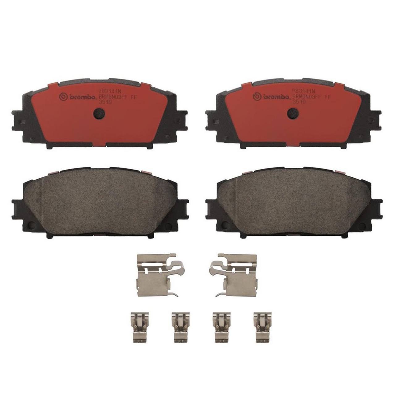 Toyota Scion Disc Brake Pad Set - Front (Ceramic) 0446552260 Brembo