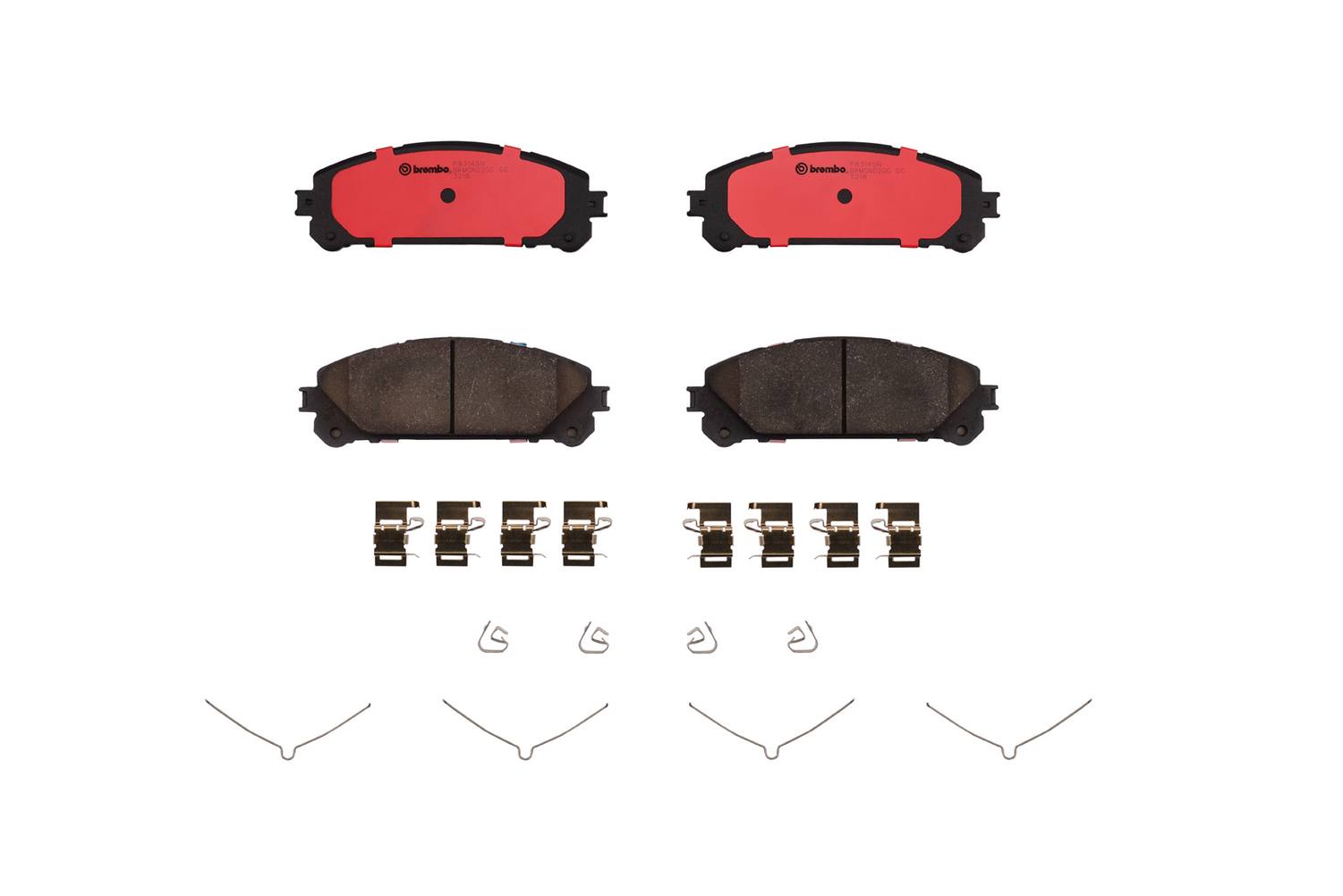 Toyota Lexus Disc Brake Pad and Rotor Kit - Front (328mm) (Ceramic) Brembo