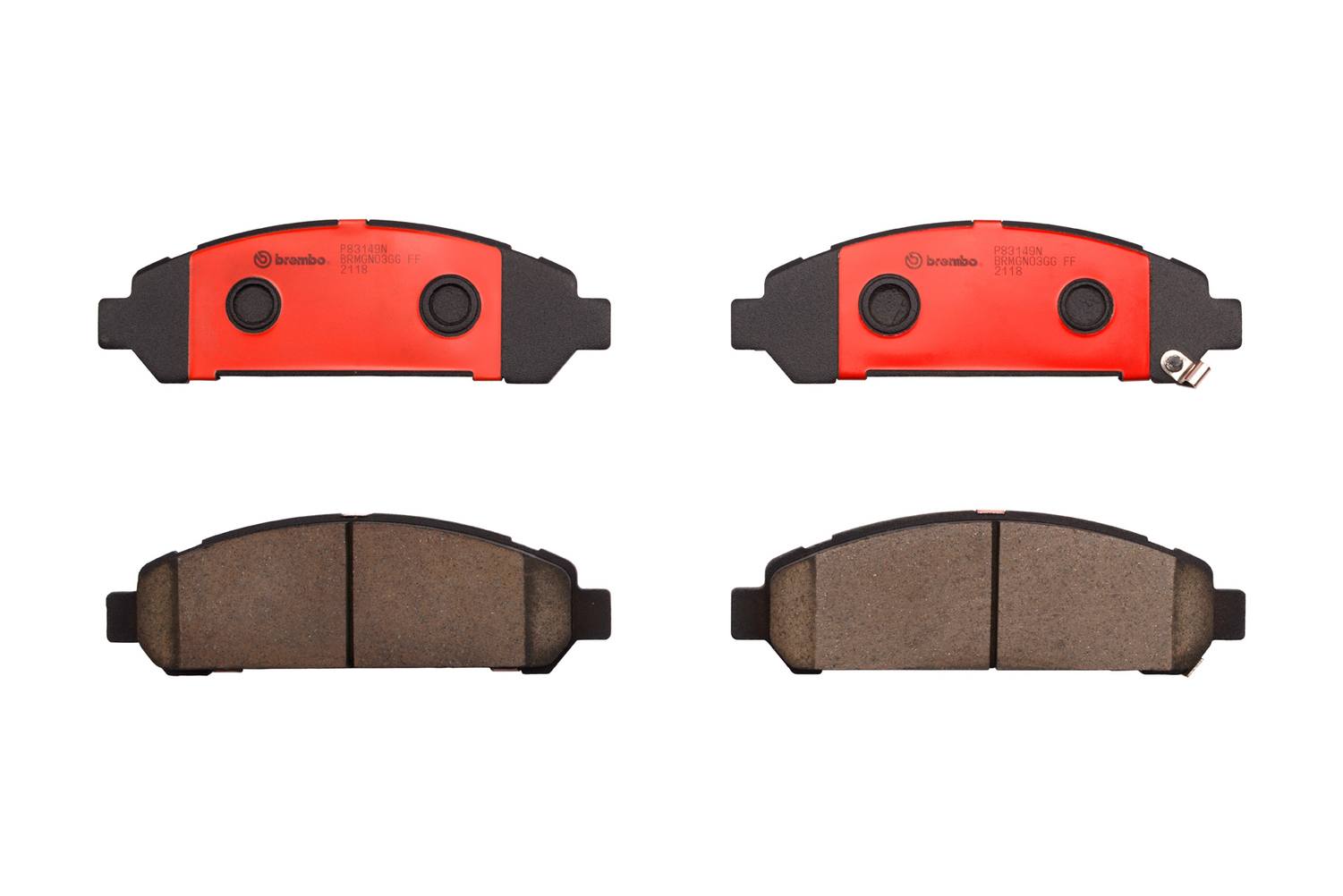 Toyota Disc Brake Pad Set - Front (Ceramic) 044650T010 Brembo