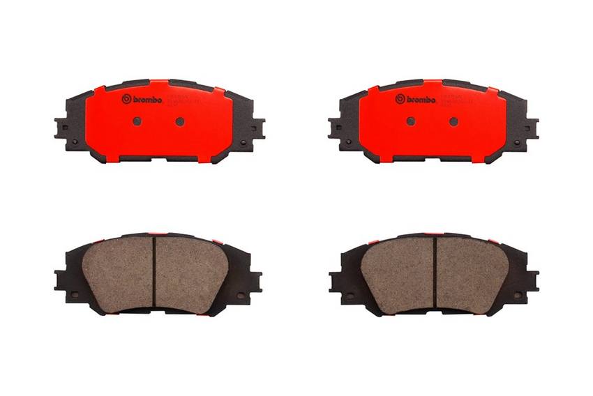Toyota Disc Brake Pad Set - Front (Ceramic) 446502410 Brembo