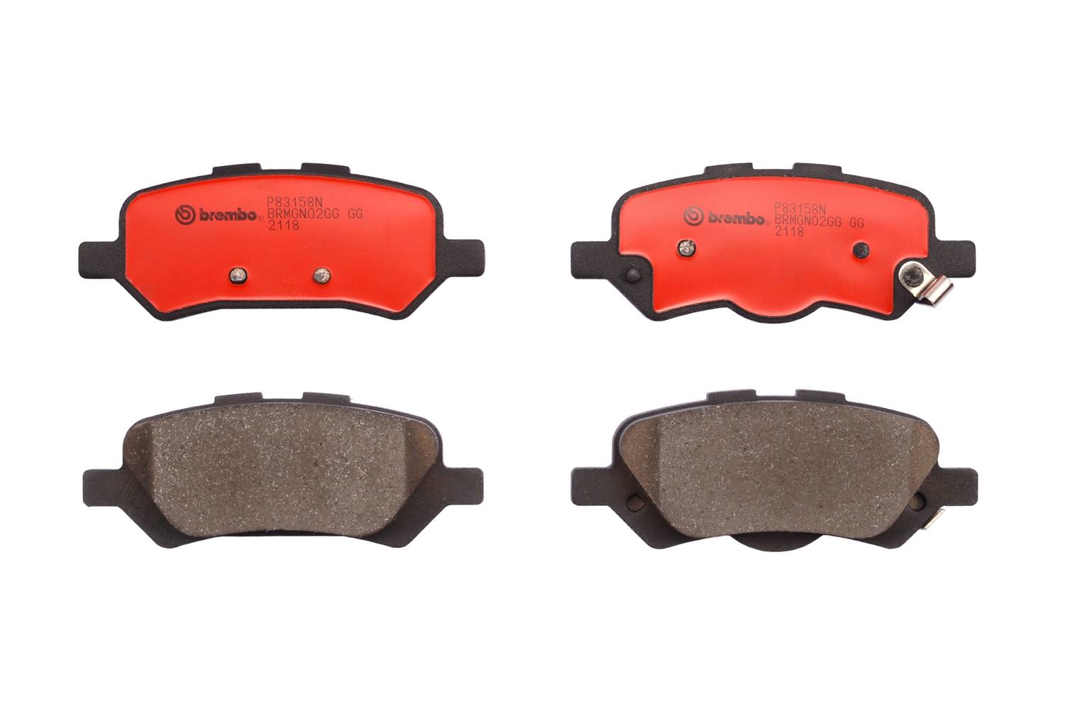 Toyota Disc Brake Pad Set - Rear (Ceramic) 044660T010 Brembo