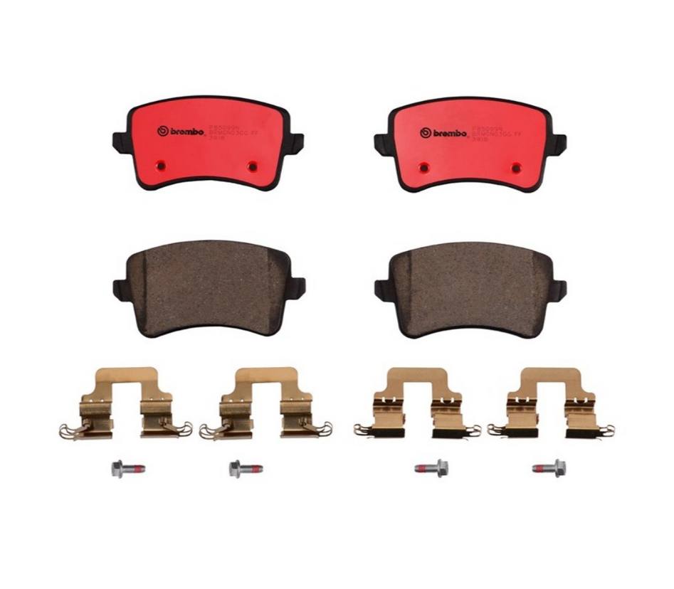 Audi Disc Brake Pad Set - Rear (Ceramic) 8K0698451G Brembo