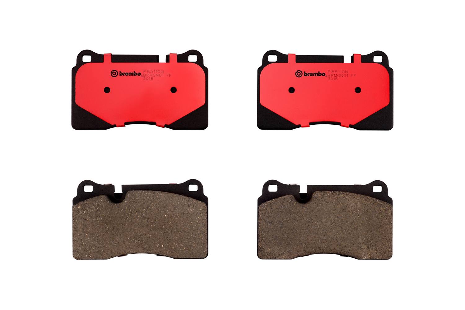 Volkswagen Chevrolet Disc Brake Pad Set - Front (Ceramic) 7P6698151F Brembo