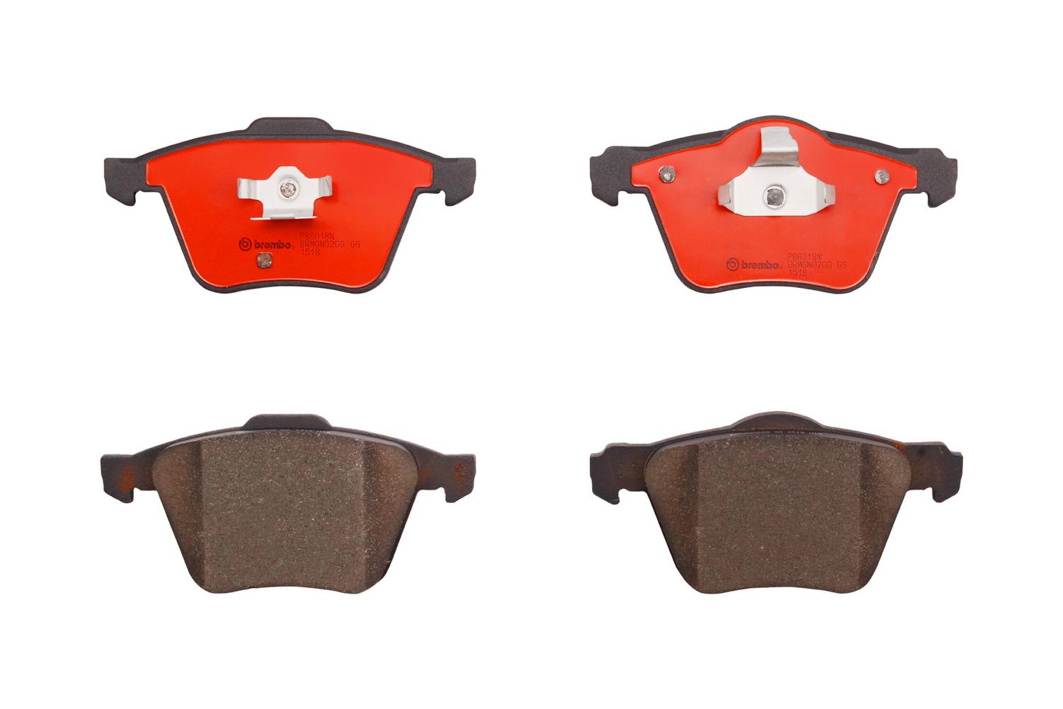 Volvo Disc Brake Pad Set - Front (Ceramic) 31262705 Brembo