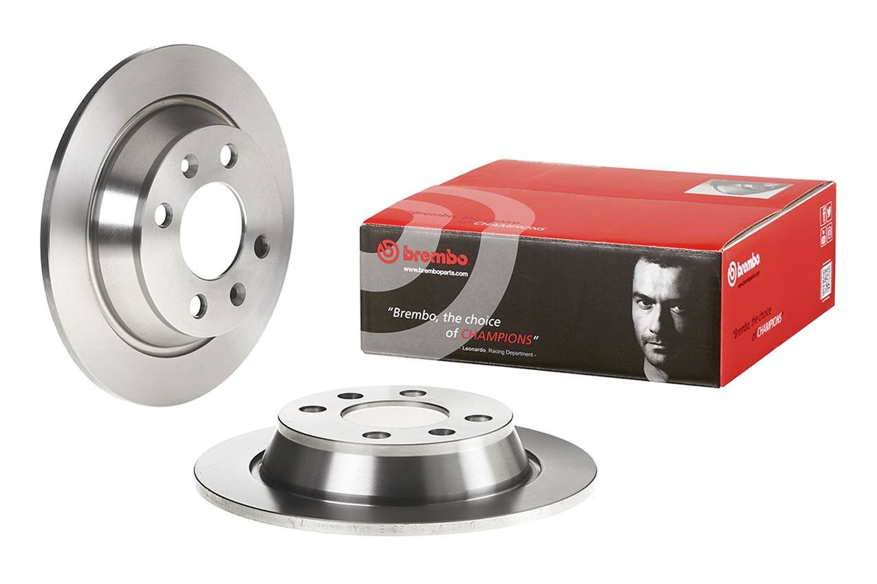 Saab Disc Brake Rotor - Rear (258mm) 8970717 Brembo