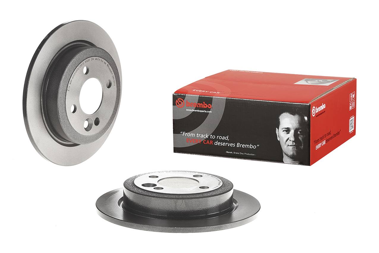 Mini Disc Brake Pad and Rotor Kit - Rear (259mm) (Ceramic) Brembo