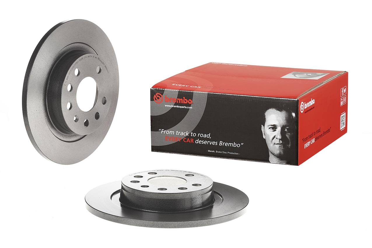 Saab Disc Brake Rotor - Rear (278mm) 93188377 Brembo