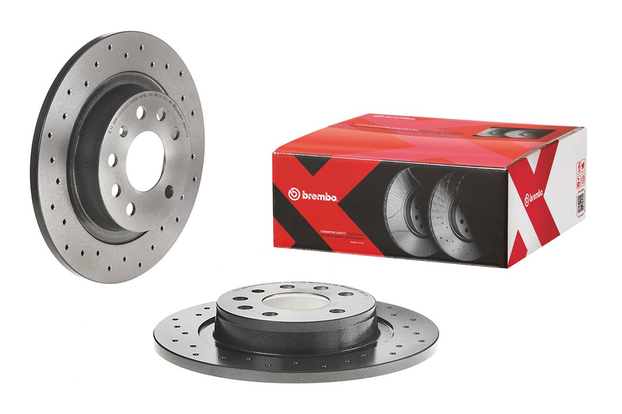 Saab Disc Brake Rotor - Rear (278mm) 93188377 Brembo