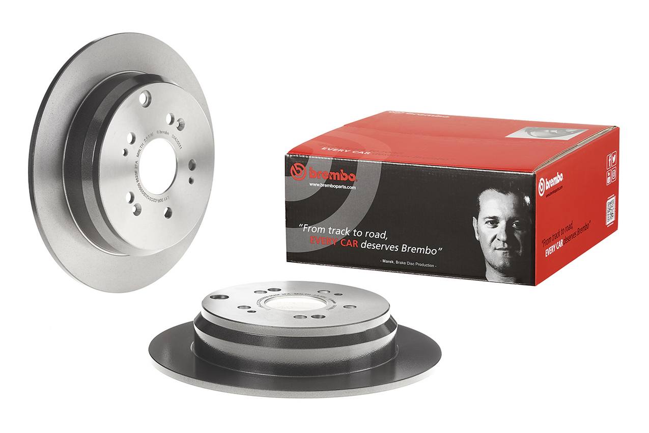 Honda Disc Brake Pad and Rotor Kit - Rear (305mm) (Ceramic) Brembo