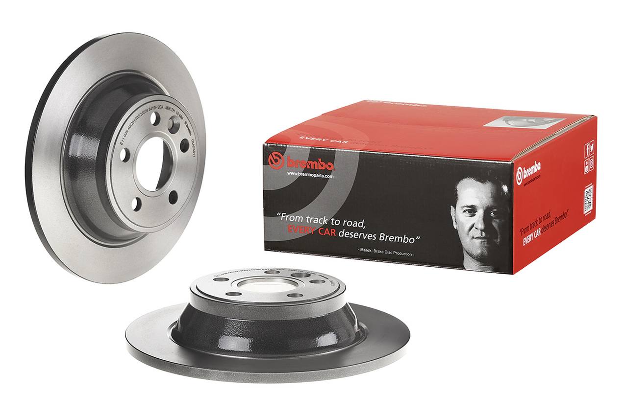 Volvo Disc Brake Rotor - Rear (302mm) 314718320 Brembo