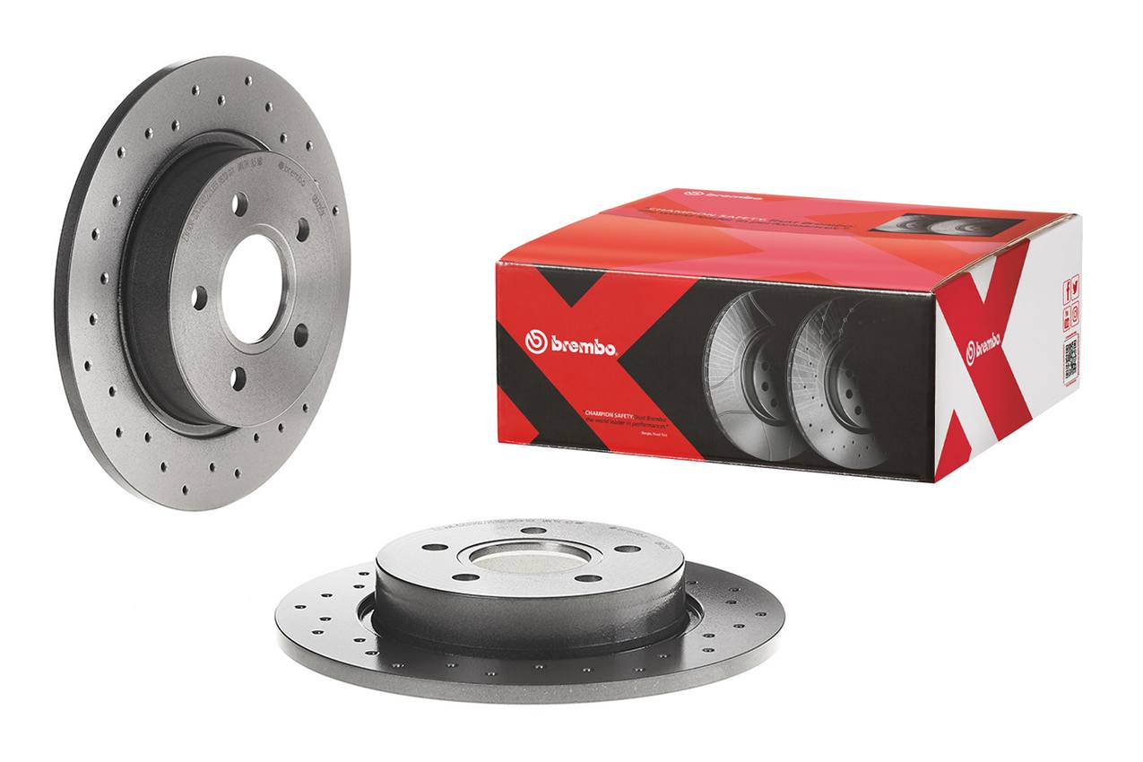 Ford Disc Brake Rotor - Rear (271mm) CV6Z2C026A Brembo