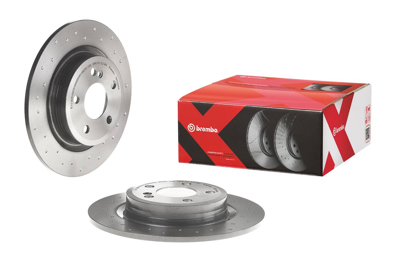 Mercedes Disc Brake Rotor - Rear (295mm) 2464230112 Brembo