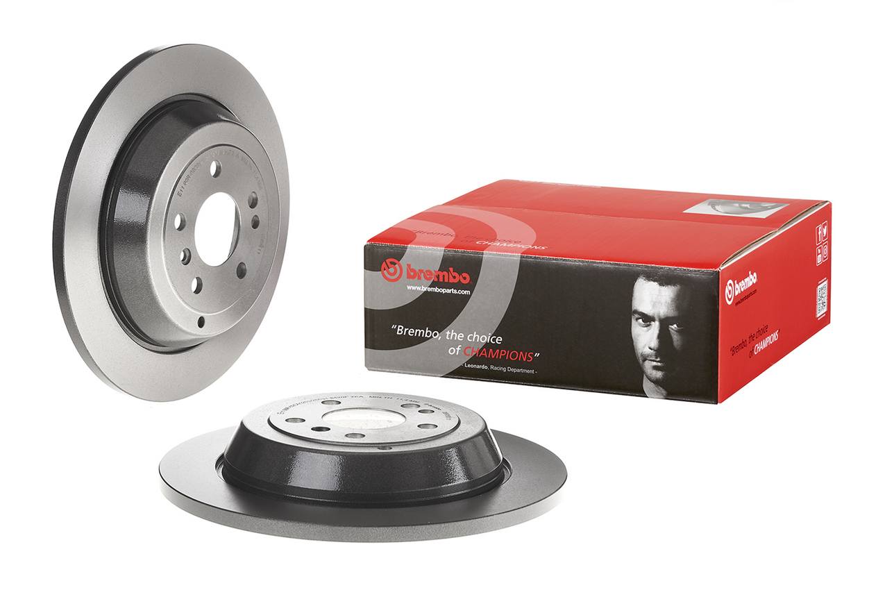 Mercedes Disc Brake Pad and Rotor Kit - Rear (330mm) (Low-Met) Brembo