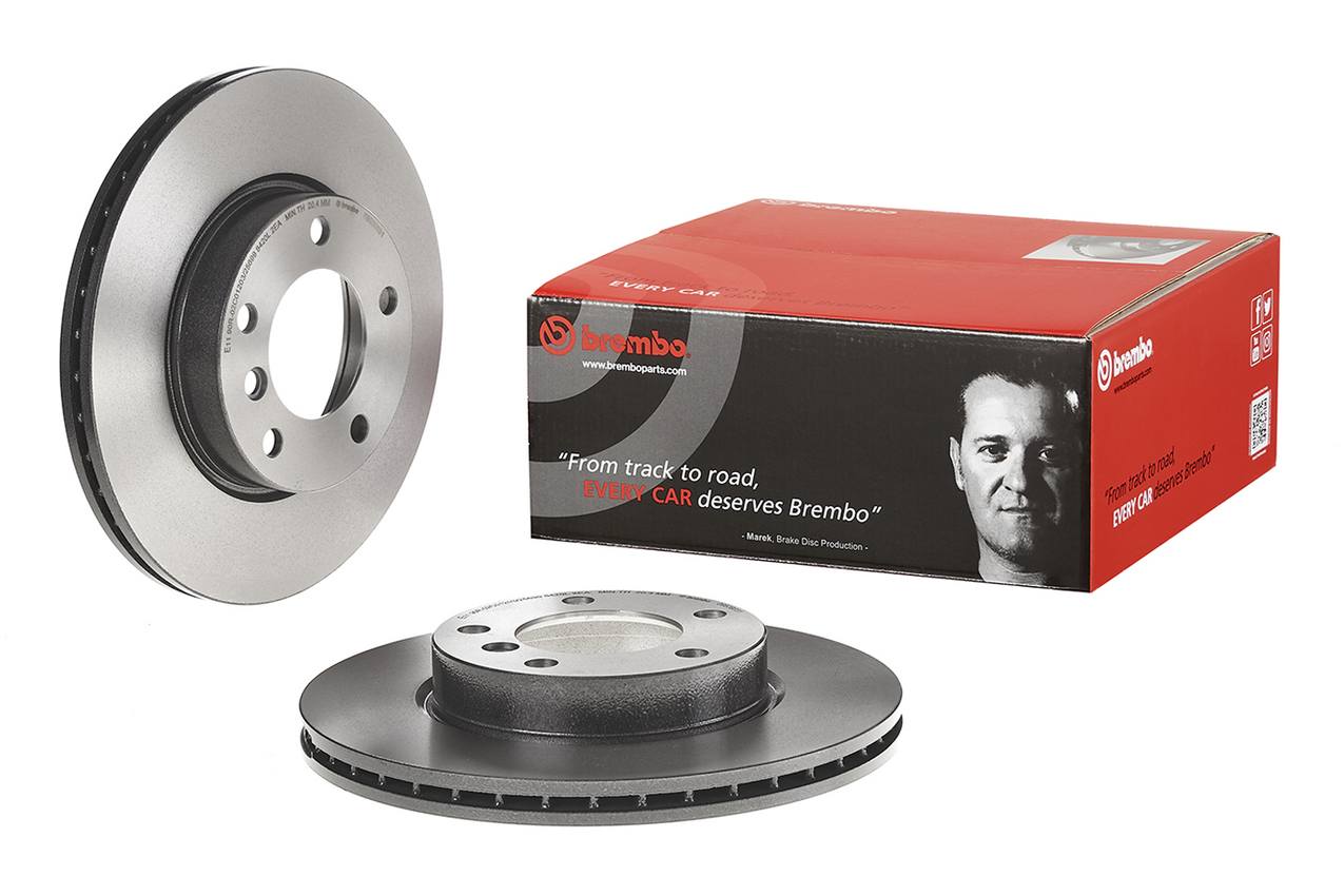 BMW Disc Brake Pad and Rotor Kit - Front (286mm) (Low-Met) Brembo