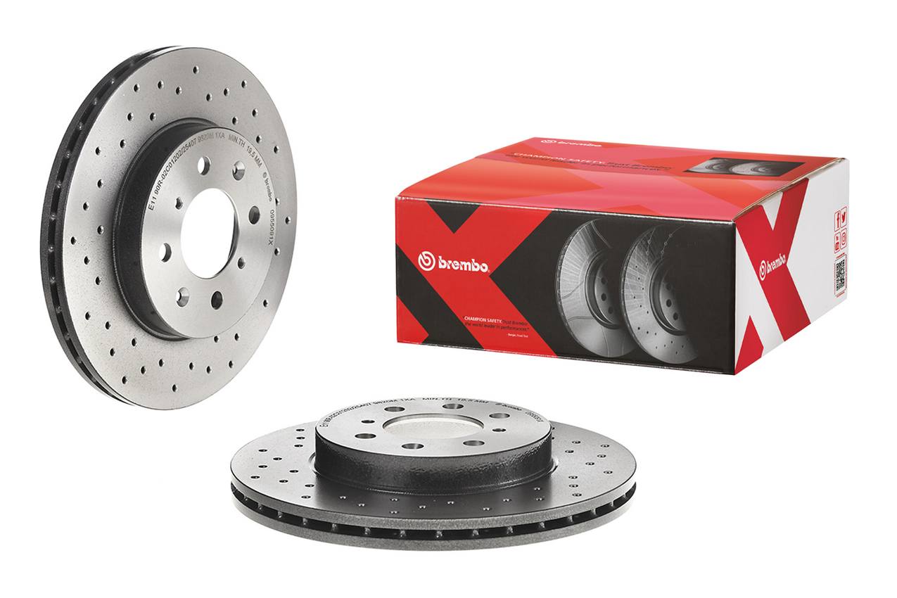 Honda Acura Disc Brake Rotor - Front (262mm) 45251SR0A10 Brembo