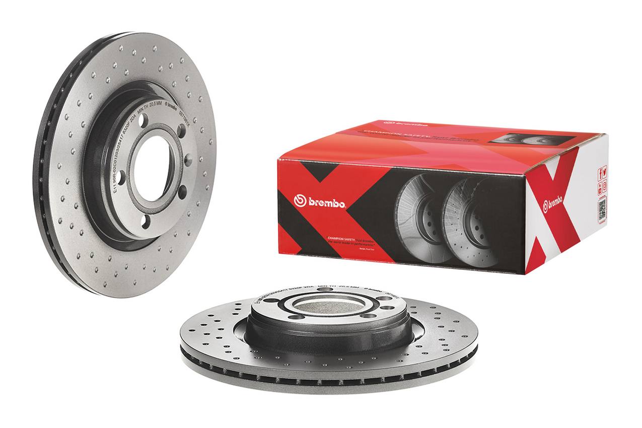 Audi Disc Brake Rotor - Rear (280mm) 8E0615301P Brembo