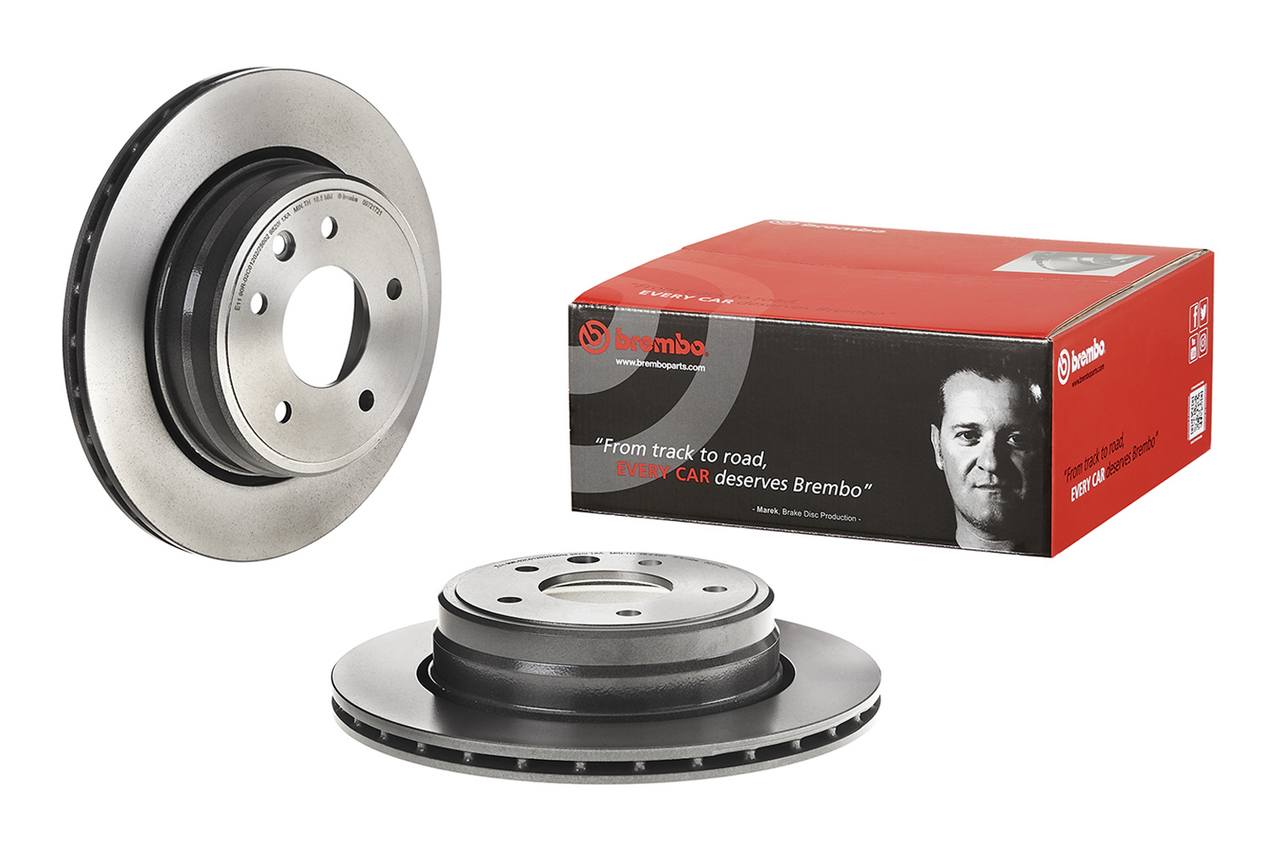 Jaguar Disc Brake Rotor - Rear (305mm) JLM20342 Brembo