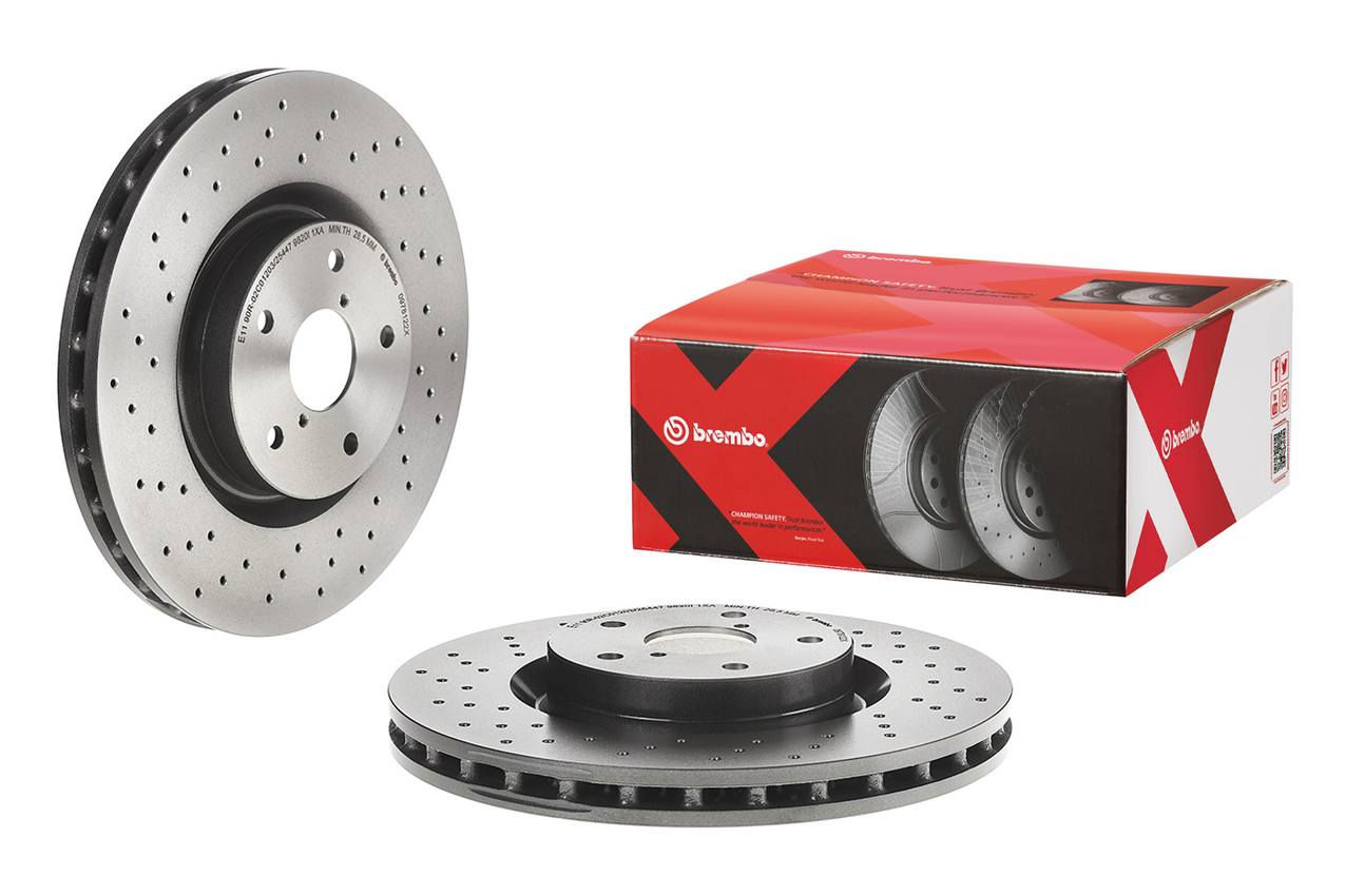 Brembo 09.7812.2X Disc Brake Rotor - Front