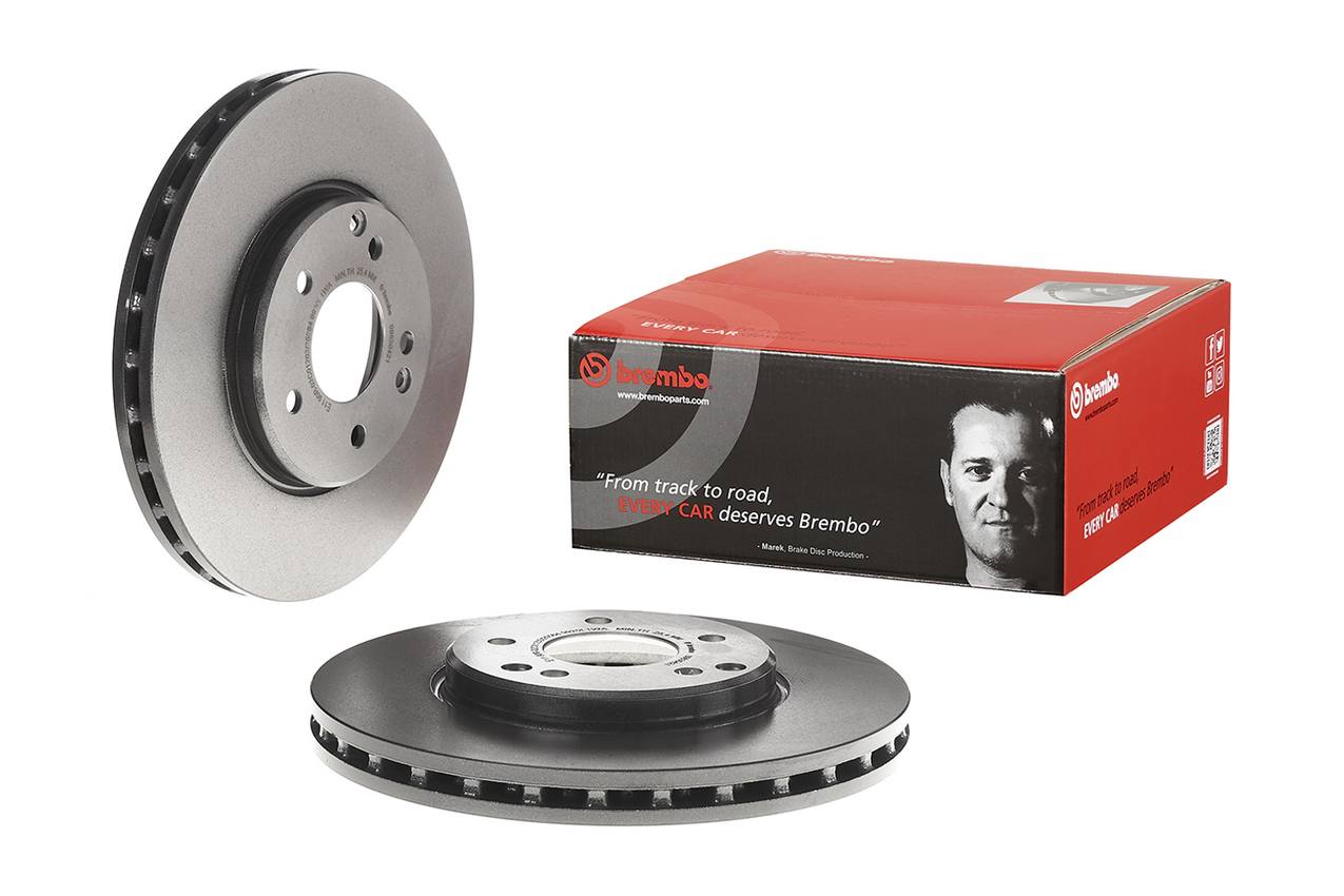 Mercedes Disc Brake Pad and Rotor Kit - Front (300mm) (Ceramic) Brembo