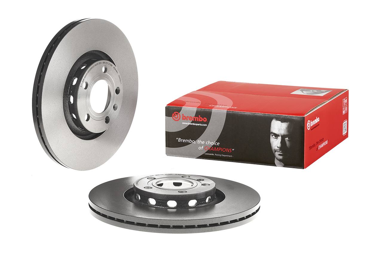 Audi Disc Brake Rotor - Front (312mm) 8E0615301R Brembo