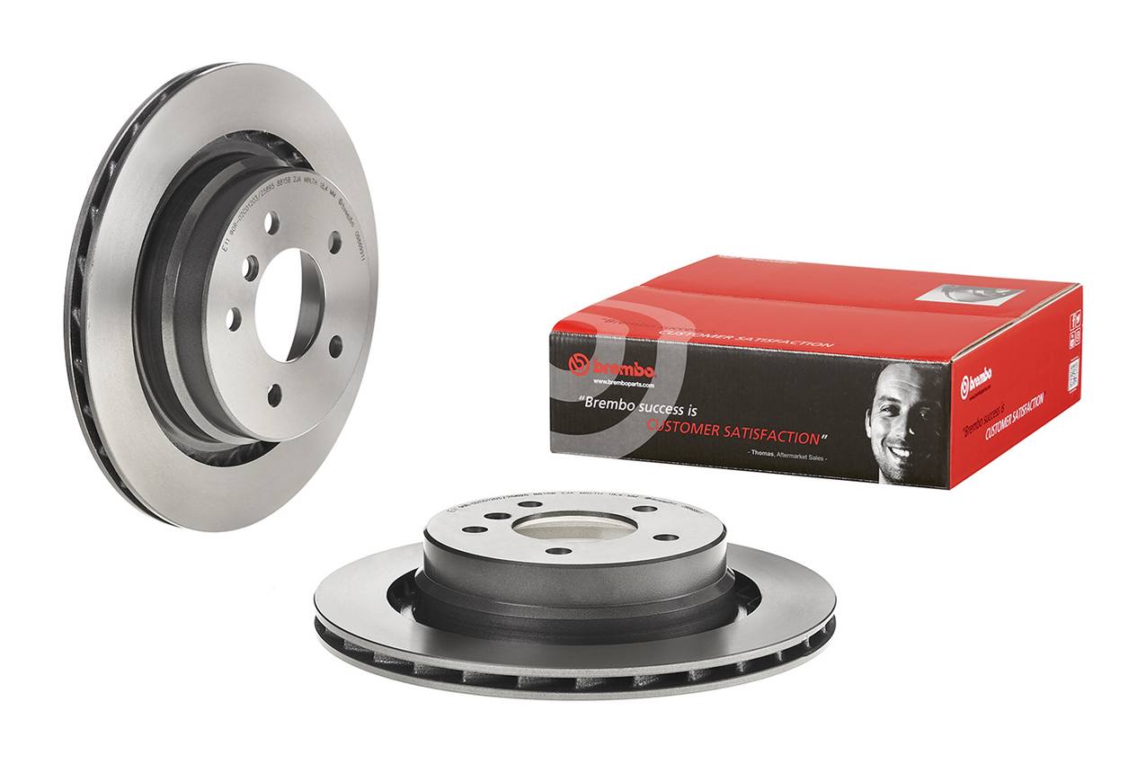 BMW Disc Brake Pad and Rotor Kit - Rear (312mm) (Low-Met) Brembo