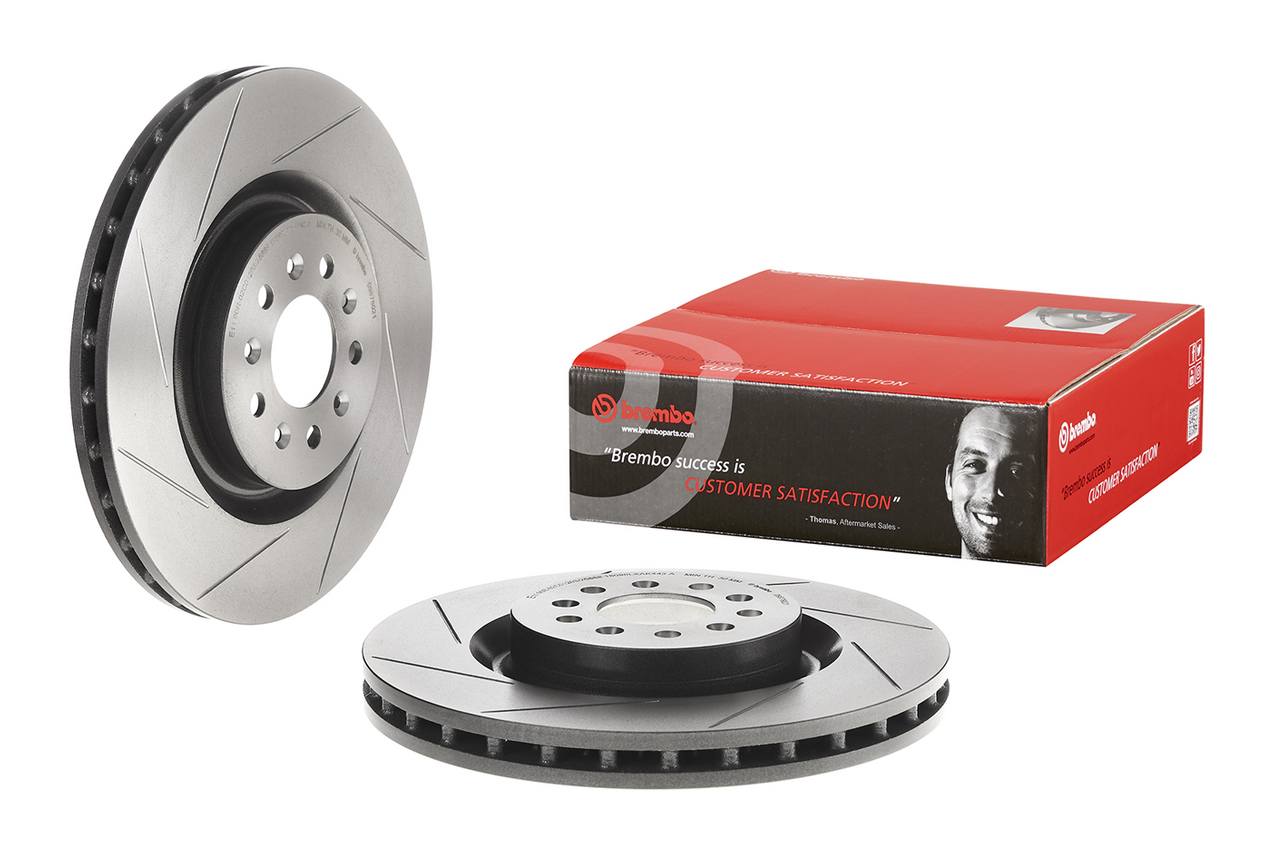 Aston Martin Disc Brake Rotor - Front (355mm) 4G432810265PK Brembo