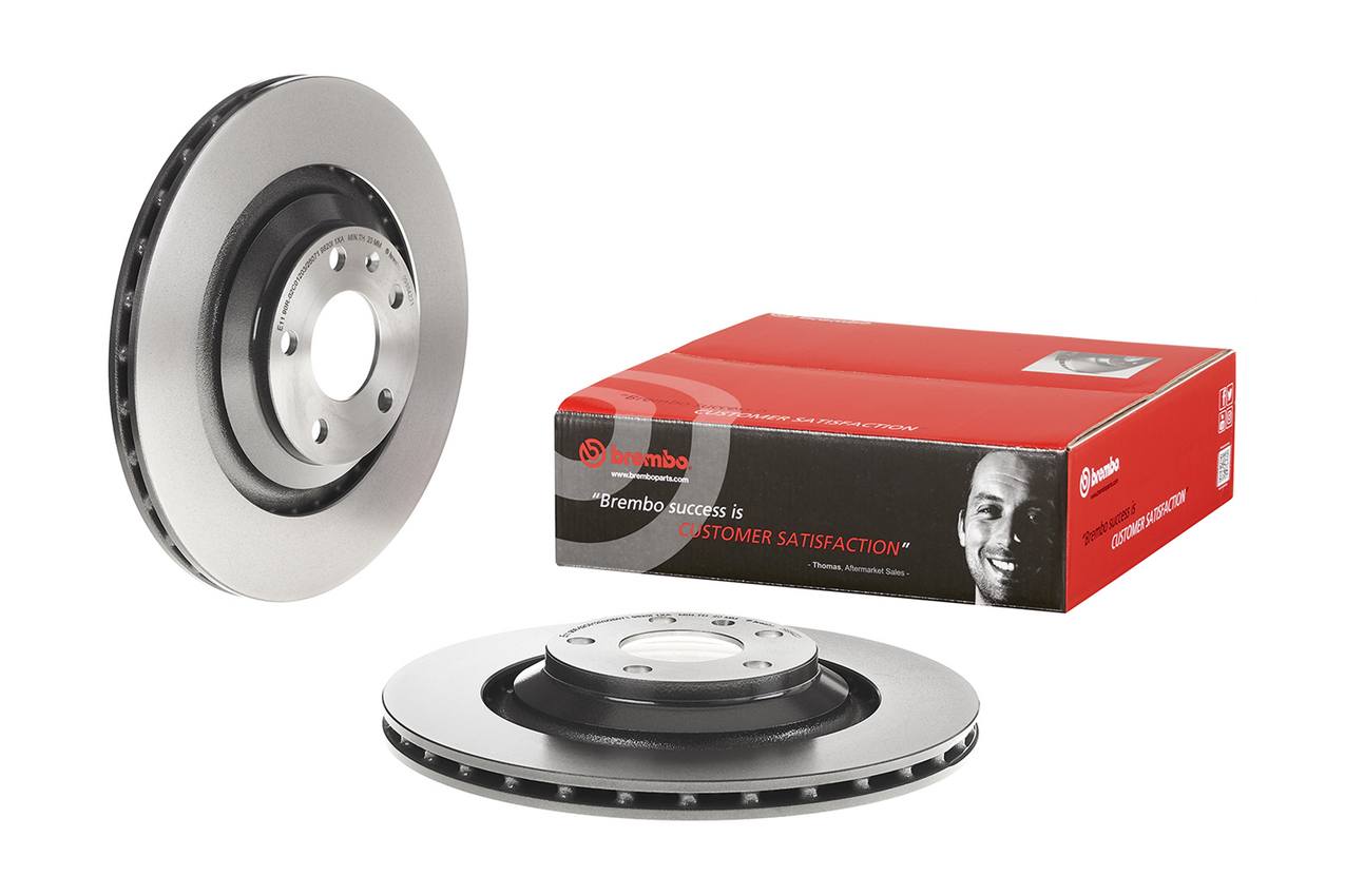 Audi Disc Brake Pad and Rotor Kit - Rear (330mm) (Ceramic) Brembo