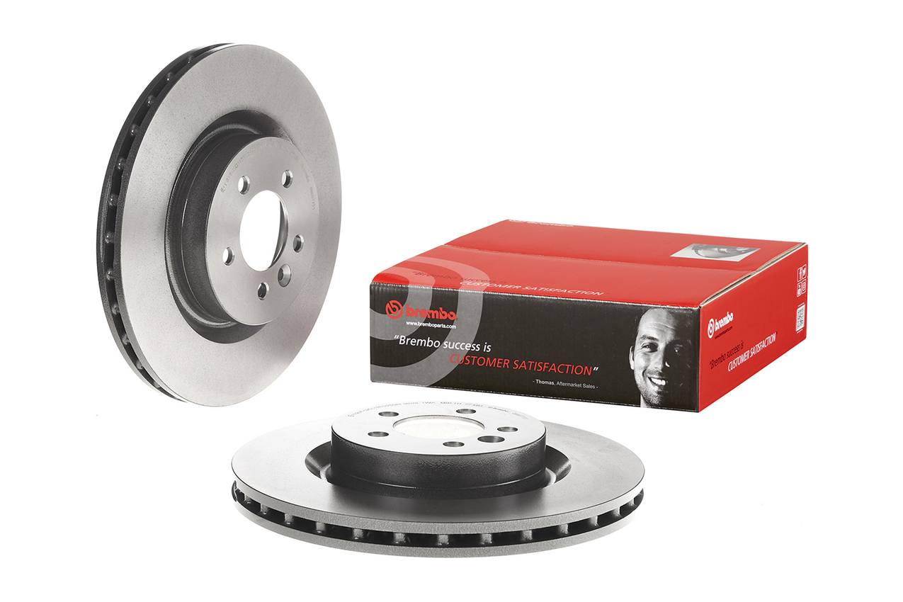 Land Rover Disc Brake Pad and Rotor Kit - Front (360mm) (Low-Met) Brembo