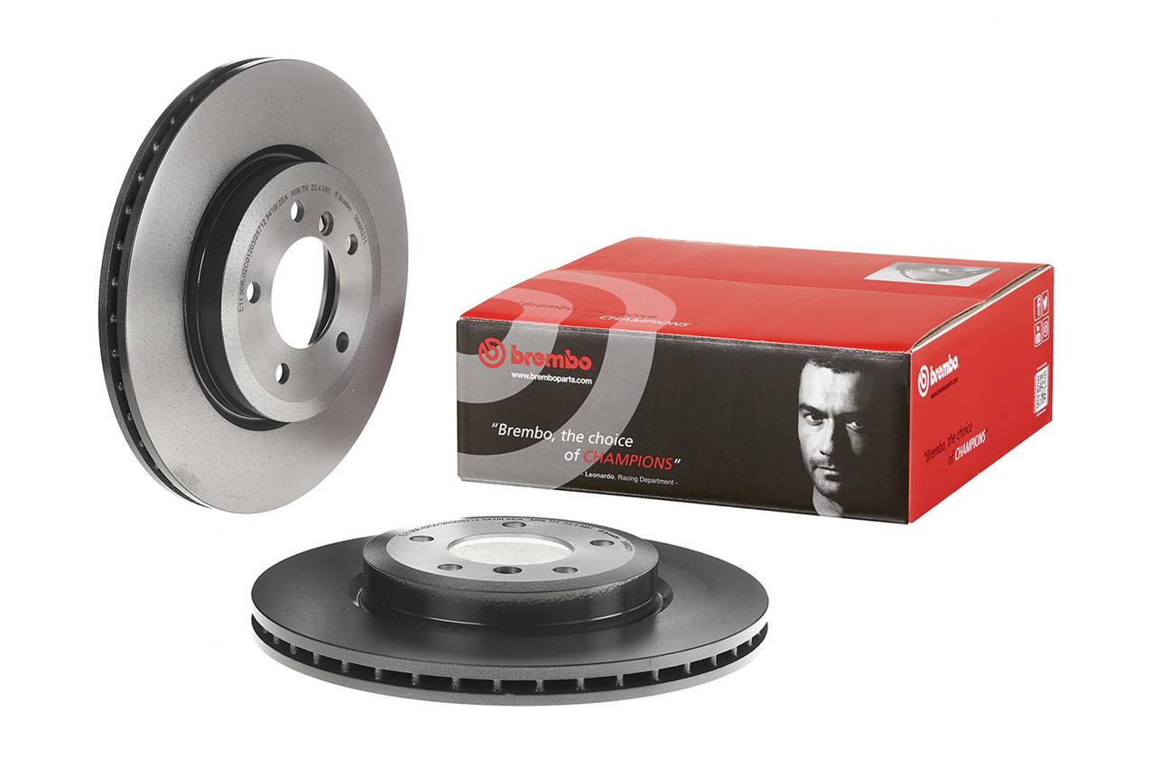 BMW Disc Brake Pad and Rotor Kit - Front (325mm) (Ceramic) Brembo