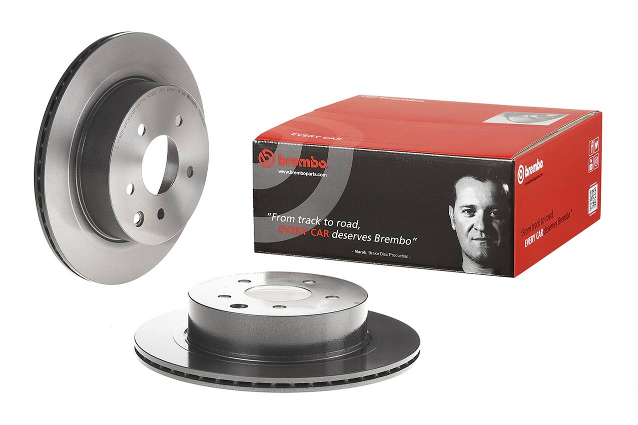 Nissan Infiniti Disc Brake Pad and Rotor Kit - Rear (292mm) (Ceramic) Brembo