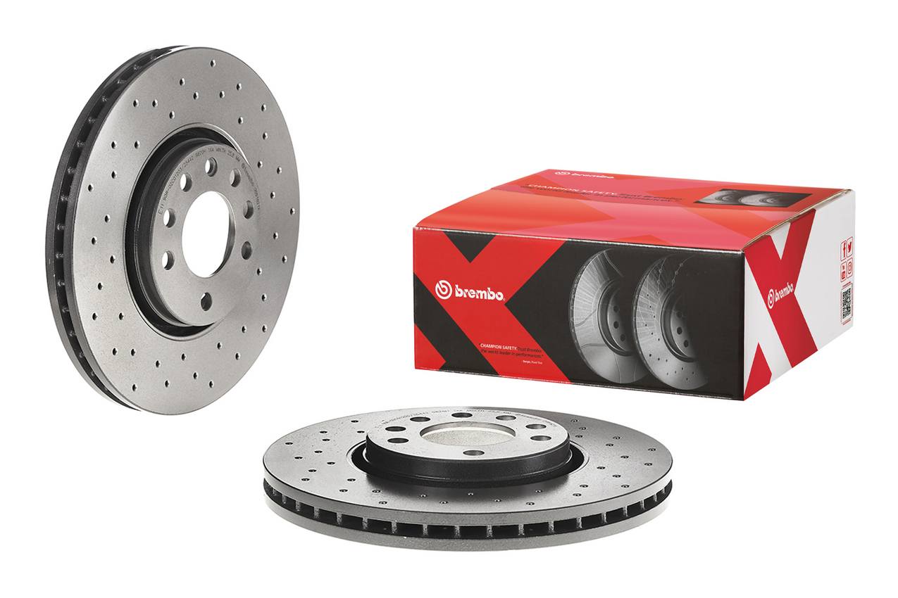 Saab Disc Brake Rotor - Front (302mm) 93171500 Brembo