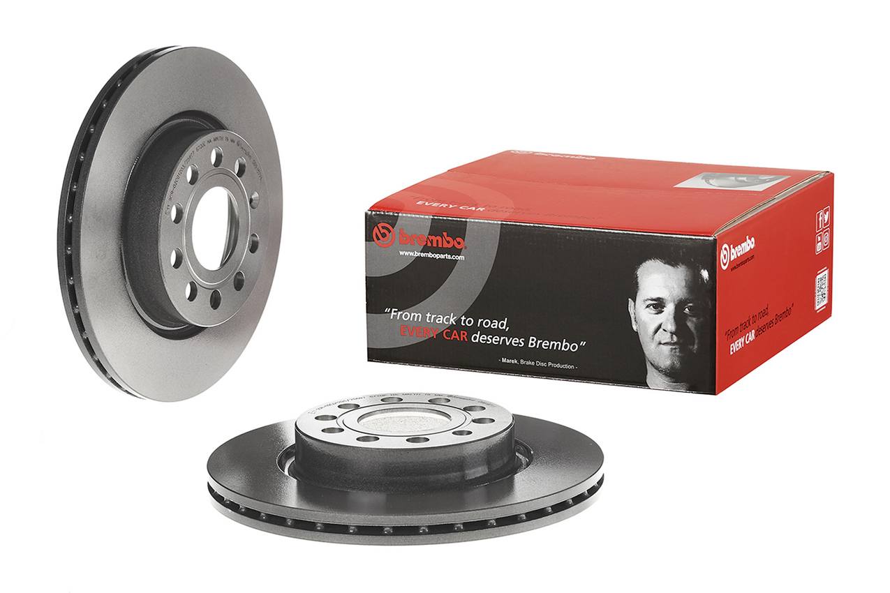 Brembo 09.9167.11 UV Coated Front Disc Brake Rotor