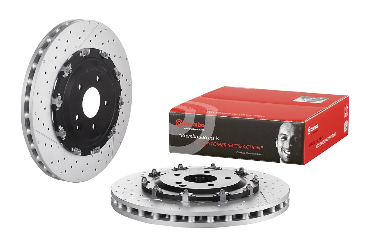 Mercedes Disc Brake Rotor - Front (360mm) 2094210112 Brembo