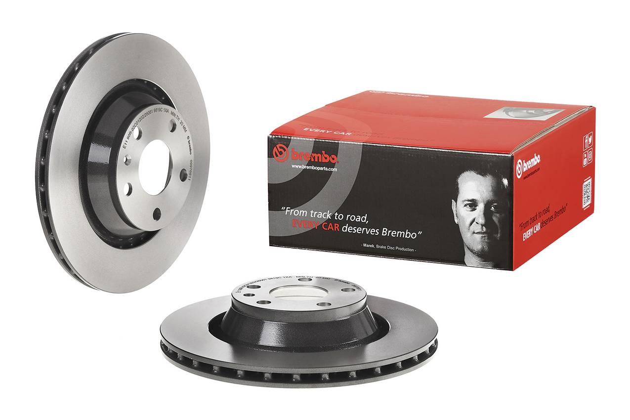 Audi Disc Brake Rotor - Rear (310mm) 8J0615601A Brembo