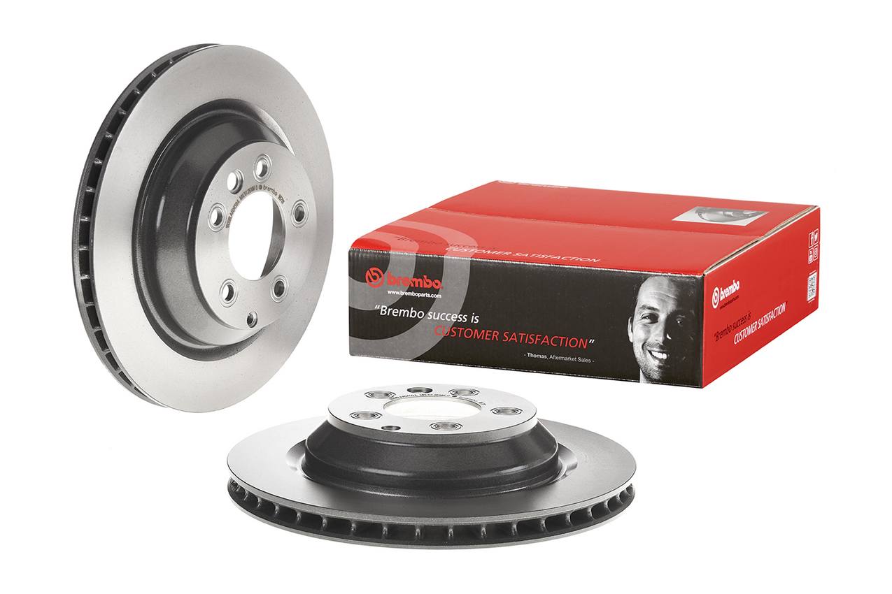 Porsche Disc Brake Pad and Rotor Kit - Rear (358mm) (Low-Met) Brembo