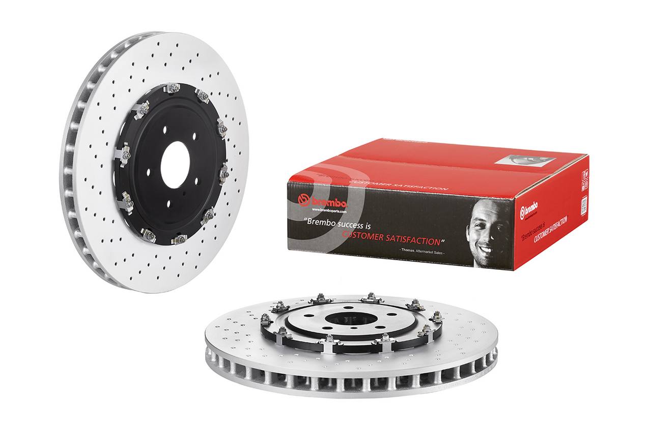Nissan Disc Brake Rotor - Front (380mm) 40206JF20A Brembo