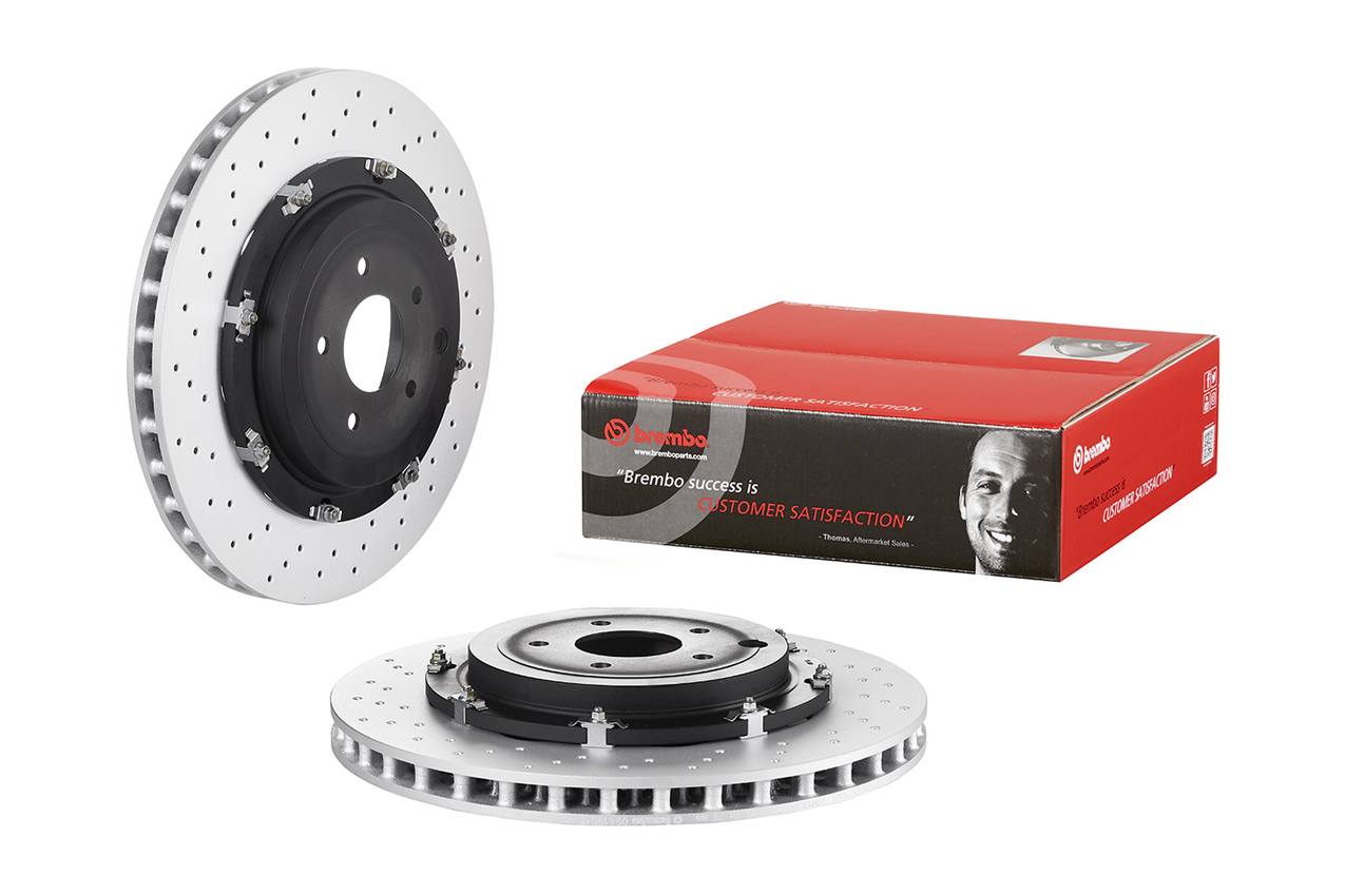 Nissan Disc Brake Rotor - Rear (380mm) 43206KJ10A Brembo