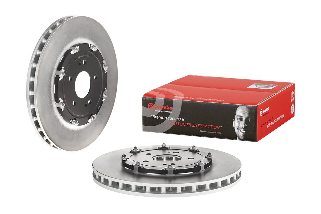 Mitsubishi Disc Brake Rotor - Front (350mm) 4615A186 Brembo