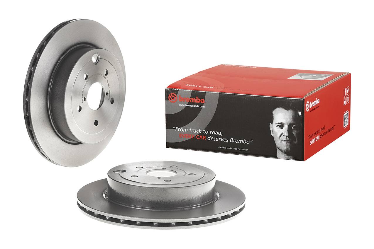 Kit Frein Arrière 2 Pistons STI BREMBO 316mm Or