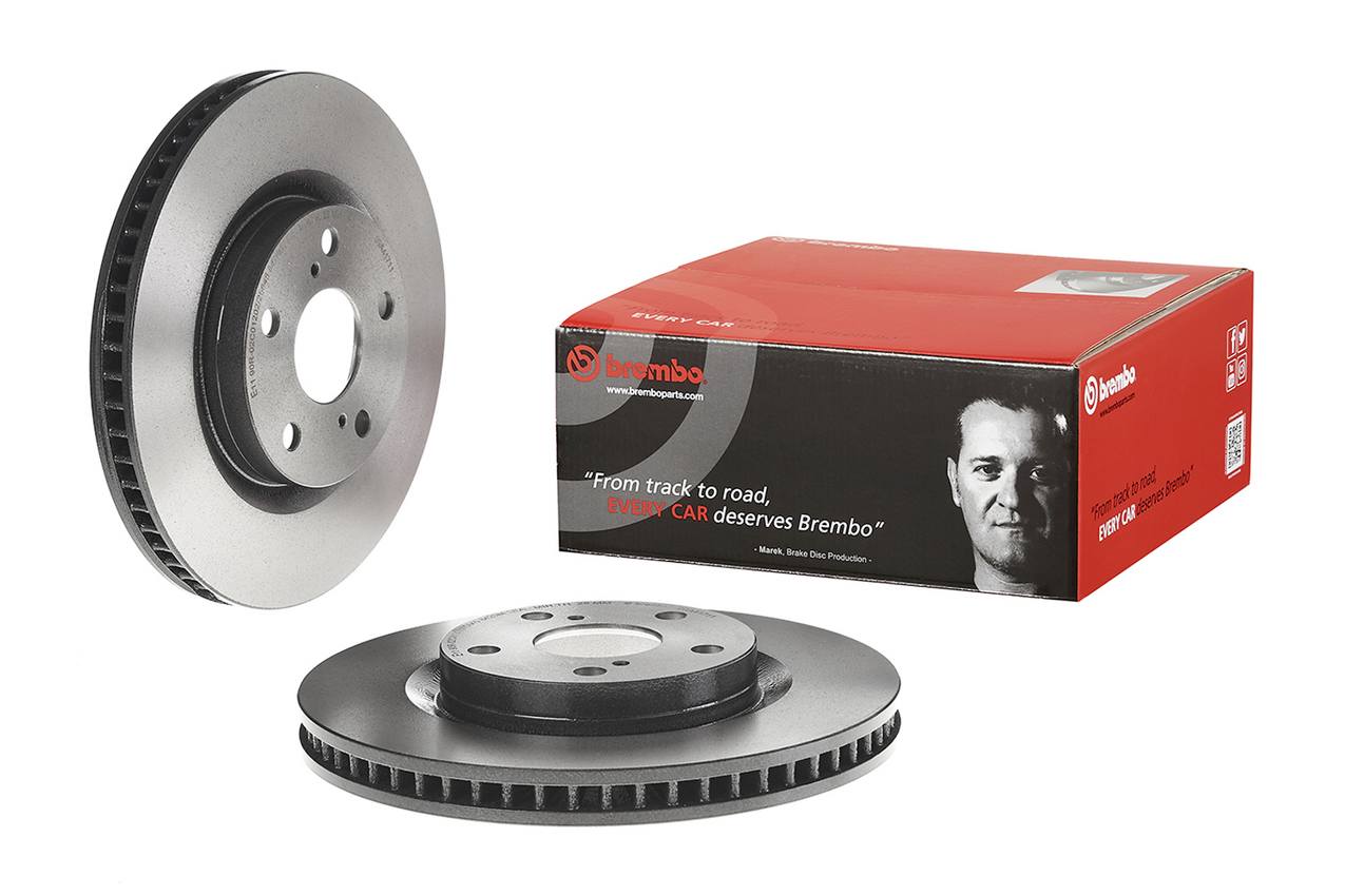 Toyota Lexus Disc Brake Pad and Rotor Kit - Front (296mm) (Ceramic) Brembo