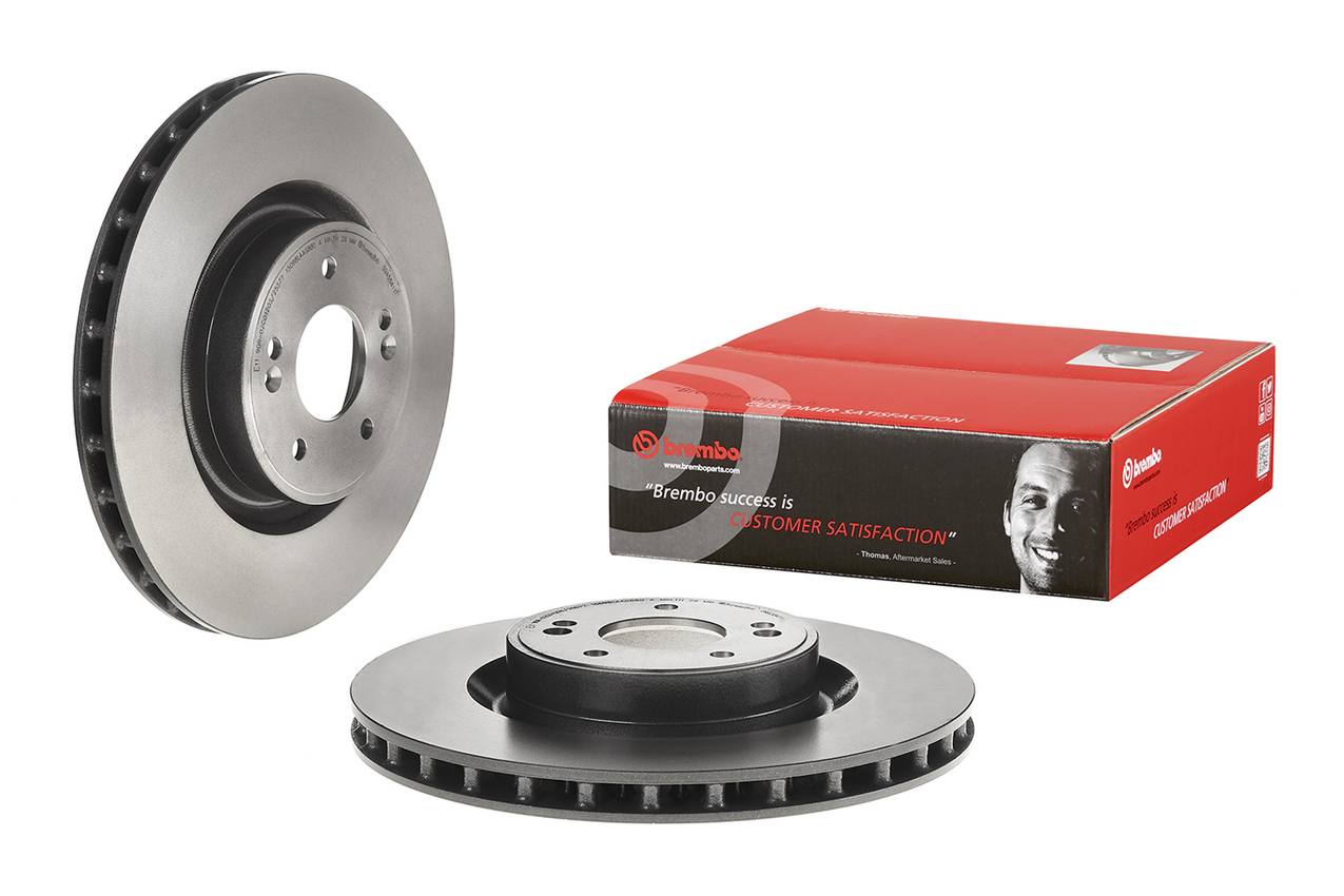 Hyundai Disc Brake Rotor - Front (340mm) 517122M700 Brembo