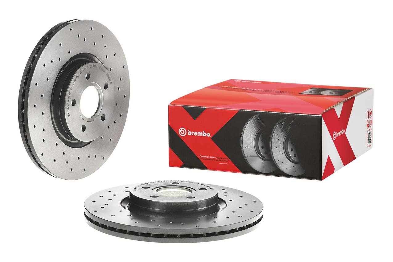 Volvo Disc Brake Rotor - Front (320mm) (Xtra) 314009420 Brembo