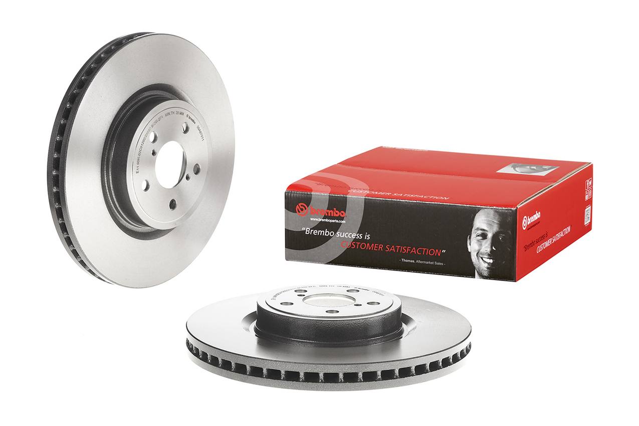 Subaru Disc Brake Pad and Rotor Kit - Front (316mm) (Ceramic) Brembo